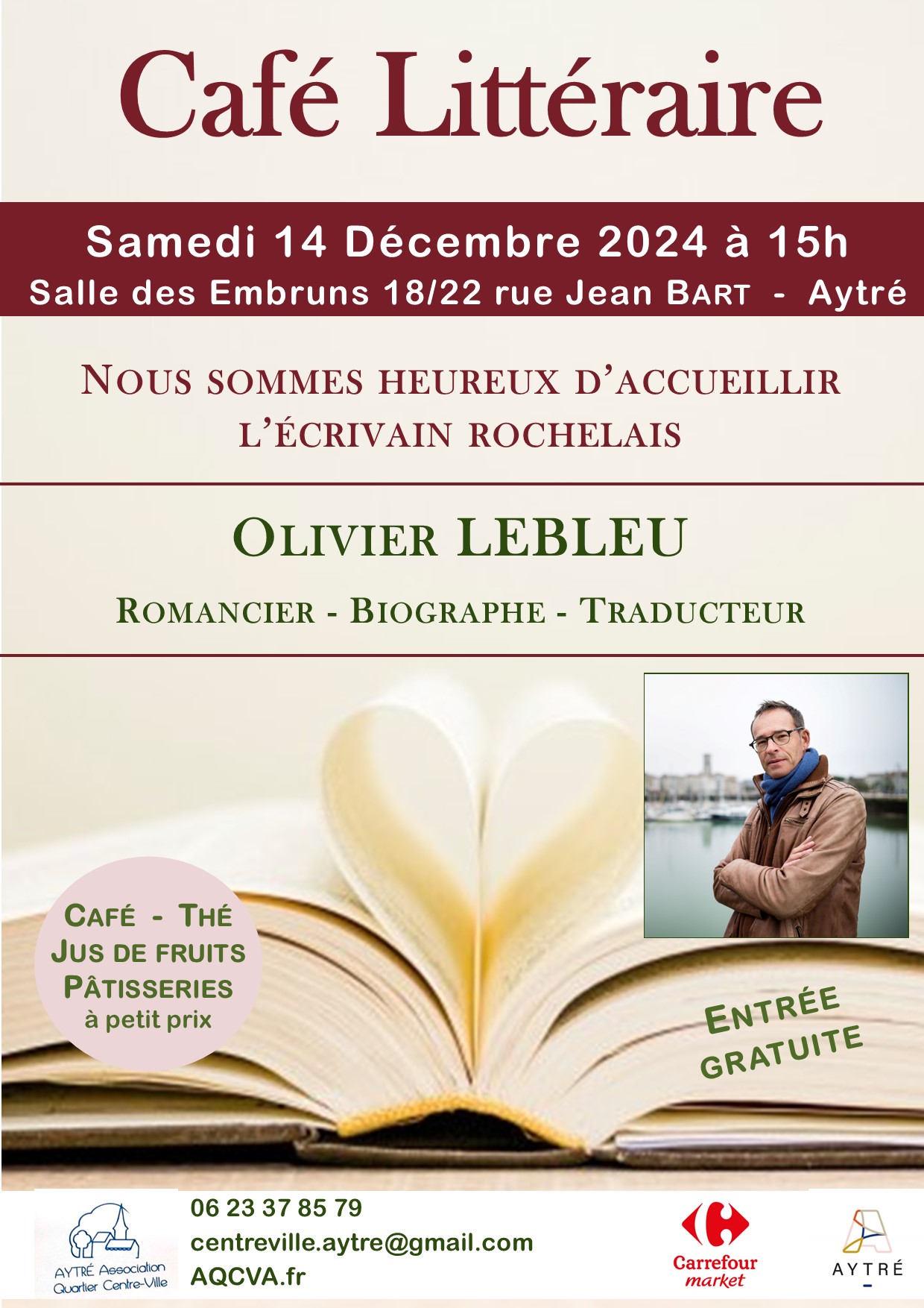 Café Littéraire – Romain Gary – 12 Décembre 2024