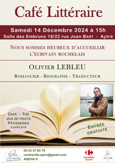 Café Littéraire – Olivier Lebleu – 14 décembre 2024