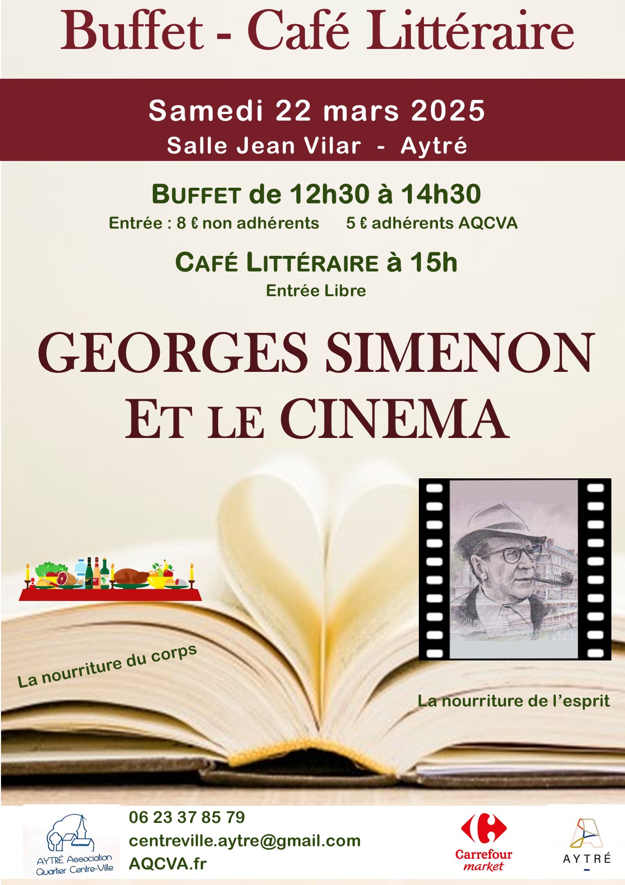 Café Littéraire – Simenon et le cinéma – 22 mars 2025