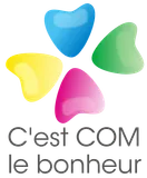 Logo "C'est COM le bonheur"