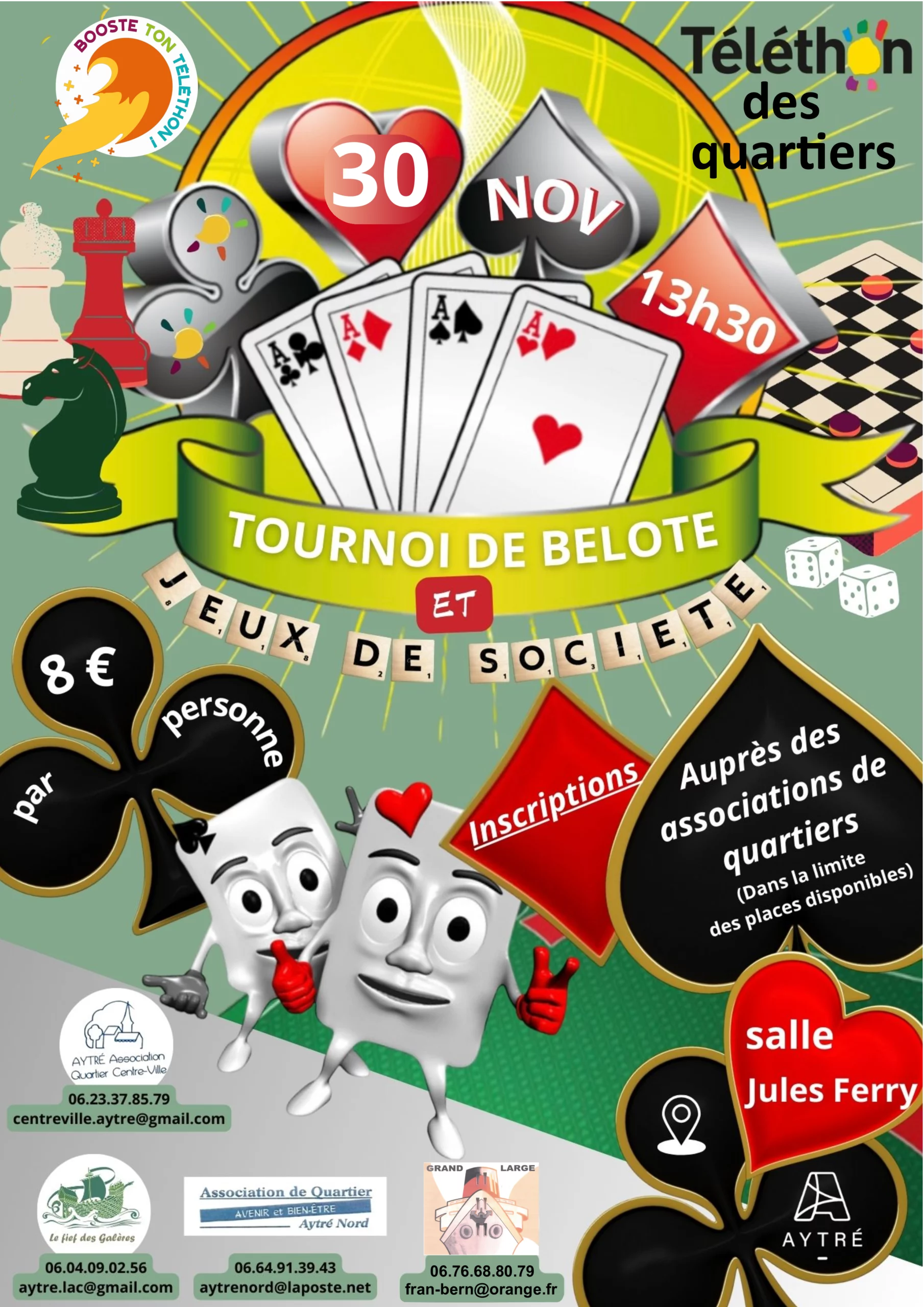 Téléthon 2025 – Concours de belote