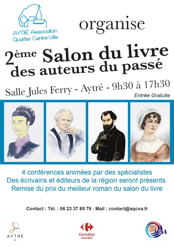 Affiche 2eme salon du livre Aytré