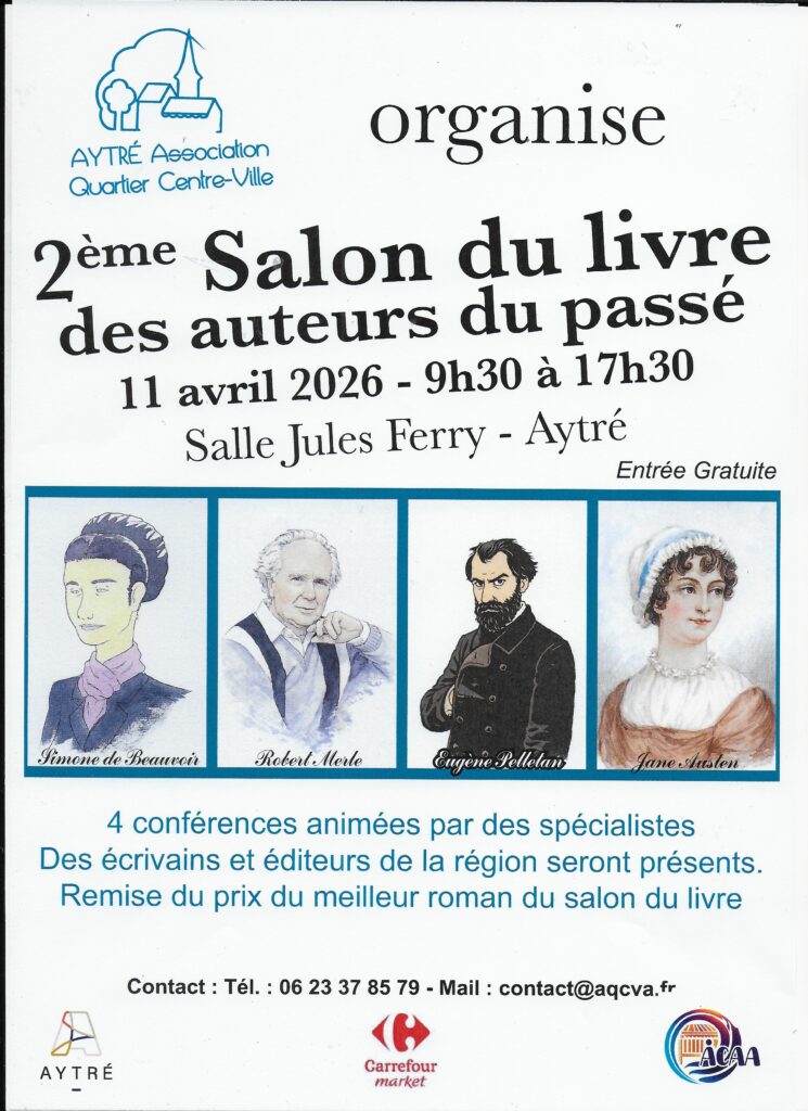 Affiche 2eme salon du livre Aytré